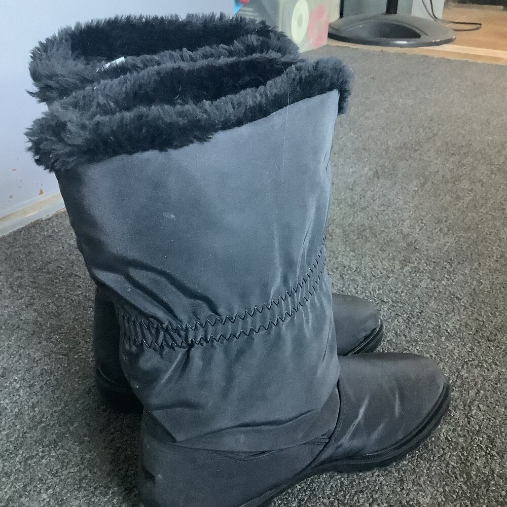 Cabin Creek, Water Resistant Winter Boots Faux Fur 9M